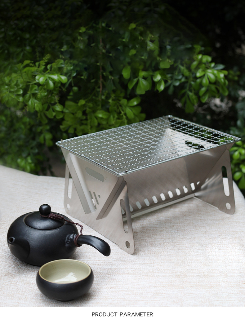 Card Stove Grill Fold and Outdoor Cooking Go Outdoor Portable Folding BBQ