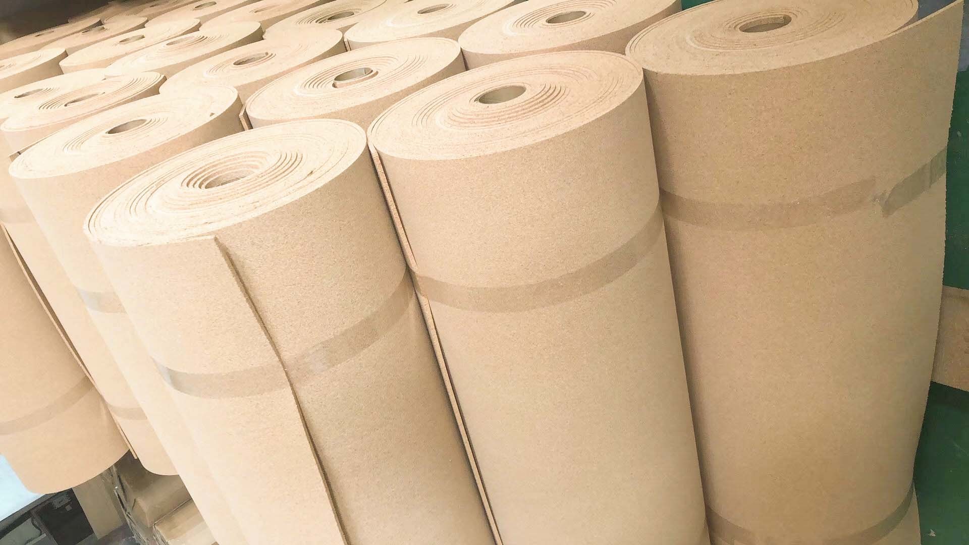 3mm Rolled Cork Flooring Underlayment Regenerative Material Toxicless