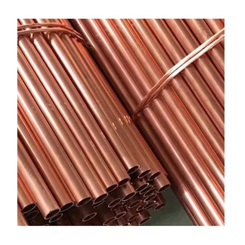NXF OEM T2 Copper Tube TP2 for Medical Coil Direct Production Supply in Yellow and Paint Spraying Surface