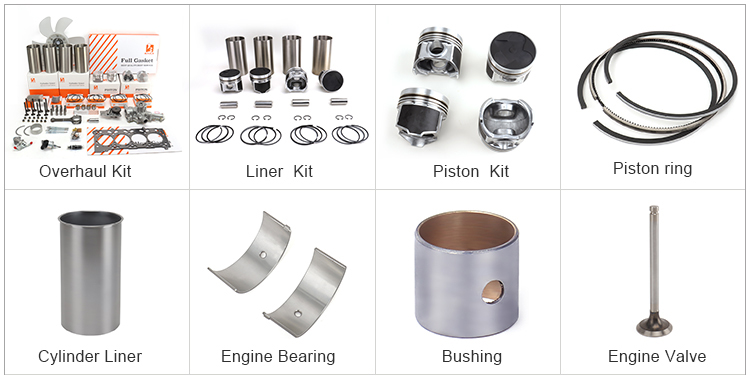 Liner Kit for 6BG1 6BD1 6SD1 4BD1 Engine Parts 4JB1 4JA1 4HK1 6HK1 Overhaul Rebuild Kit