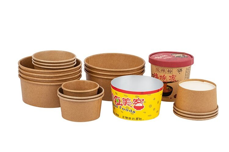 PLC Control Ice Cream Soup Salad Paper Bowl Equipment 2350*1250*1900mm