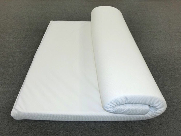 Washable 100% Nature Latex Pillow Top Mattress Topper Twin Size Removable