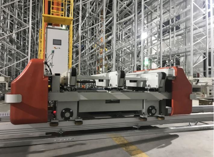 Voice Control Straight Rail Rail Guided Vehicle ASRS 1000kg Load