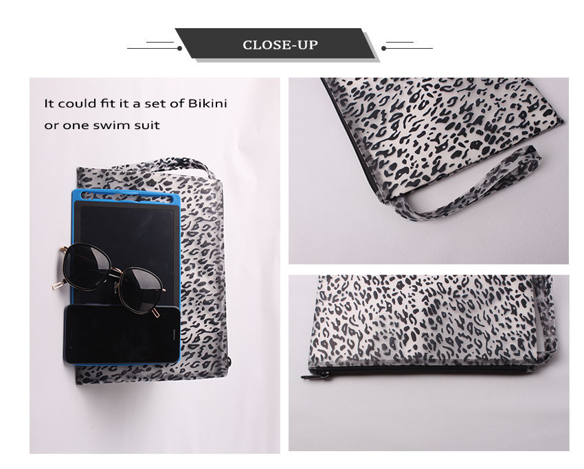 Rich Handfeel TPU WaterProof Transparent Cosmetic Bag