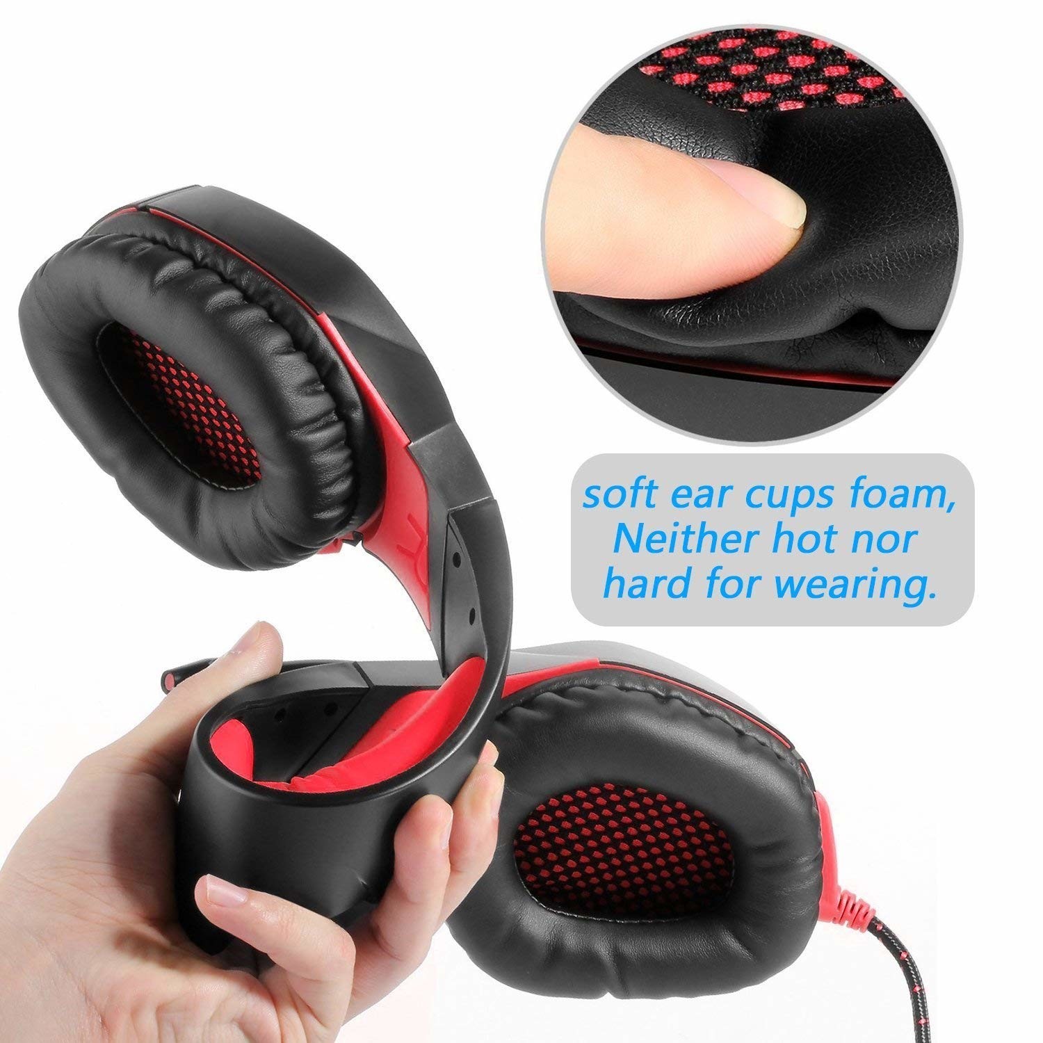 Over Ear 3.5mm Onikuma K1b USB Gaming Headset