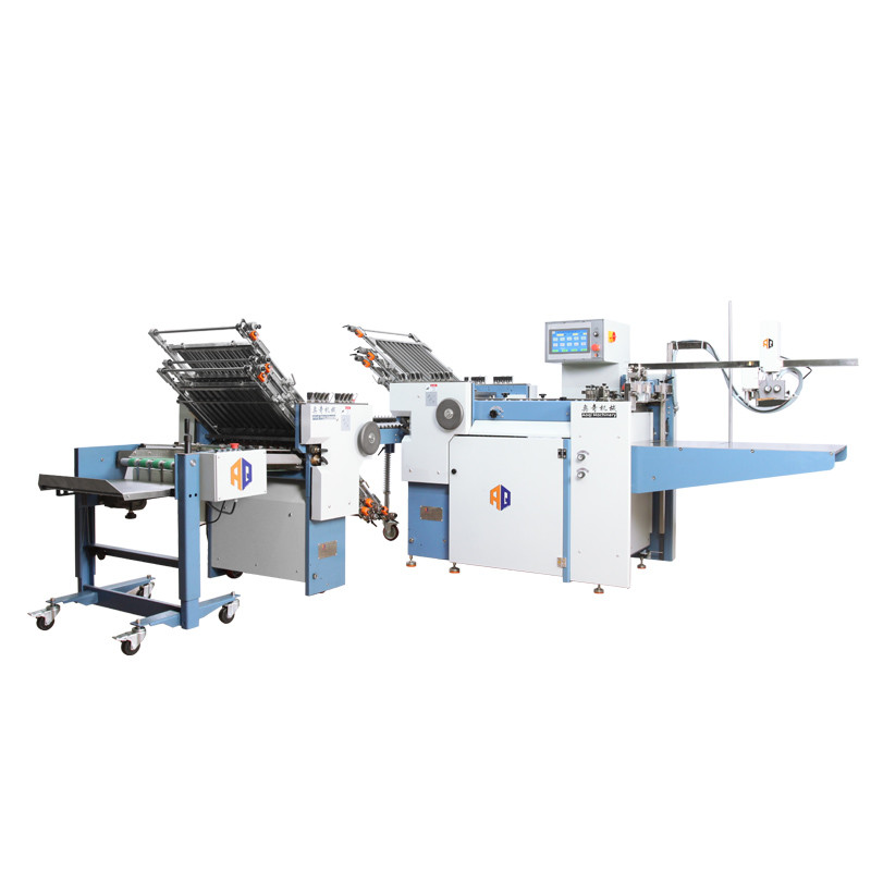 530mm Width Industrial Paper Folding Machine For Book Silent Belt Driven Type