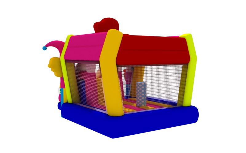 ODM Inflatable Bouncy House With Slide Clown Inflatable Combo