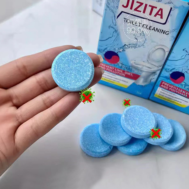 Decontamination Continuous Clean Toilet Tablets Bacteriostasis Blue Block