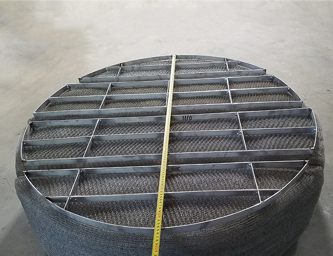 Ptfe Wire Mesh Demister Screen Gas Liquid Separating