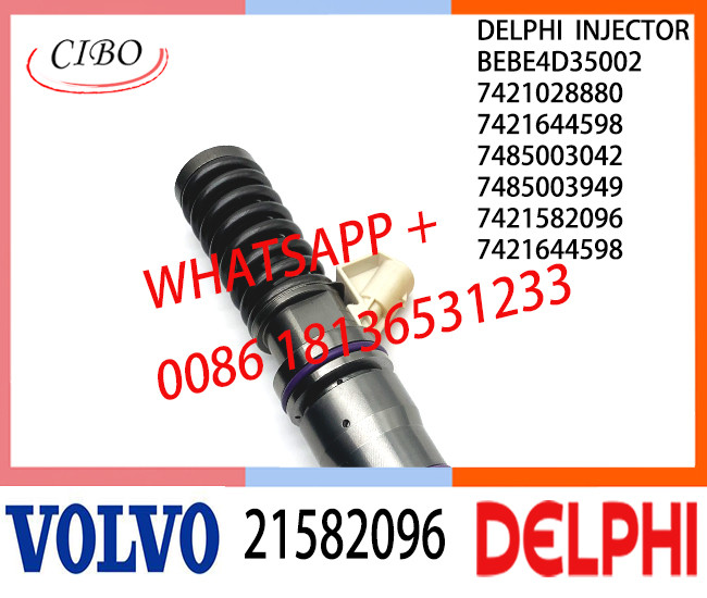 Fuel Diesel Injector 21582096 BEBE4D35002 7421028880 7421644598 7485003042 21644598 E3.18 for REN-AULTT 11LTR EURO3 HI