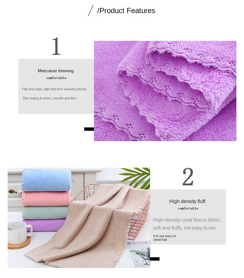 3Pcs Bath Towel Set Super Strong Water Absorption for Home Hotel Wedding Souvenirs
