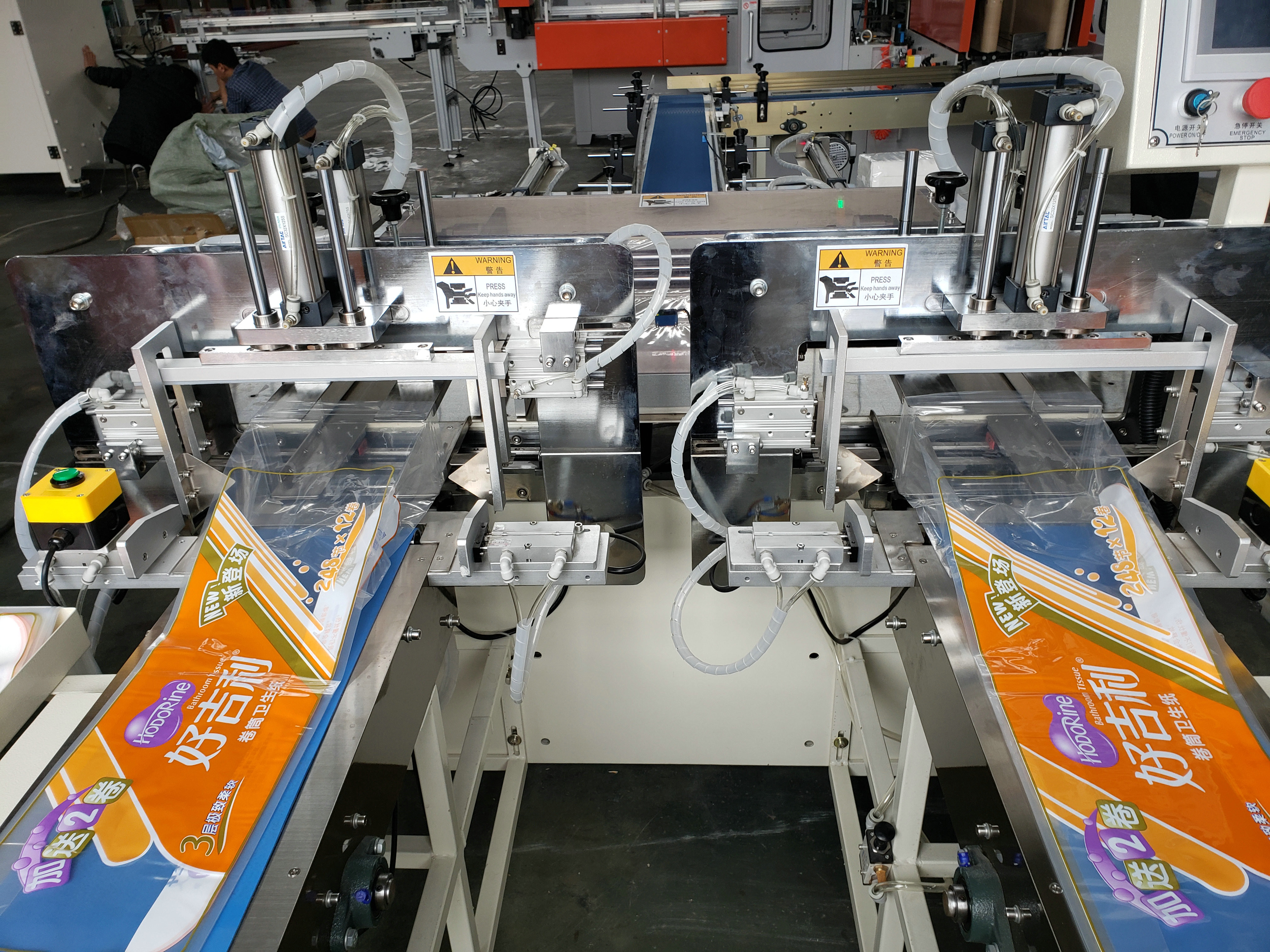 Good Price Semi Automatic Manual Facial Tissue Paper Multiple Bags Packing Machine