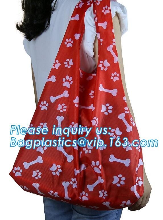 Outdoor Use 210D Sample Shoe Polyester Drawstring Bag,fashionable pattern printing polyester foldable shopping bag PACK