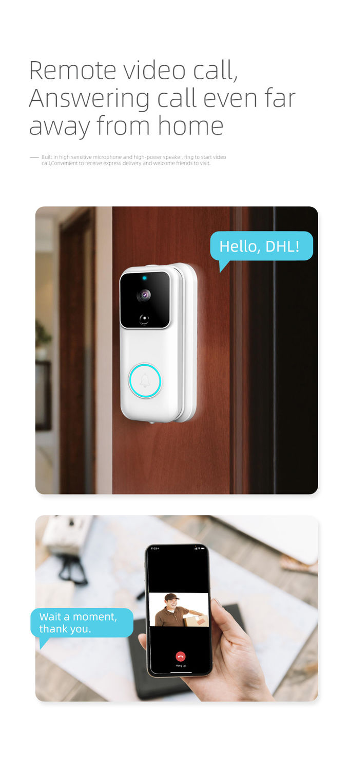 B60 Alarm Camera Smart Apartment Doorbell Support Talkback