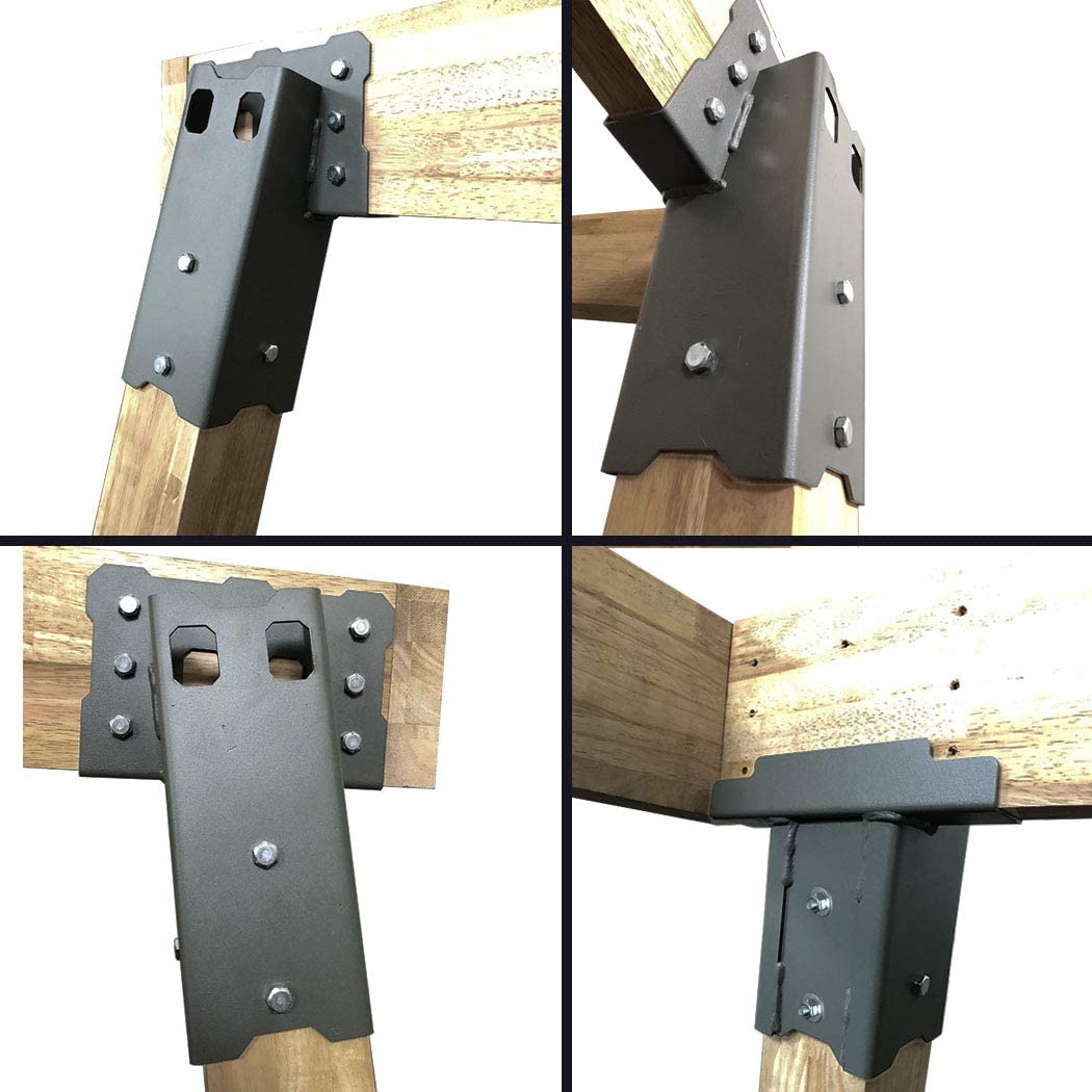 Standard Size Multipurpose Outdoor 4x4 Compound Angle Platform Stand for Deer Rack Hunting
