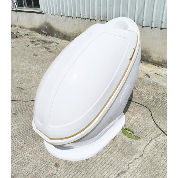 One Person Steam White with One Pot Outside Spa Capsule for Beauty Health