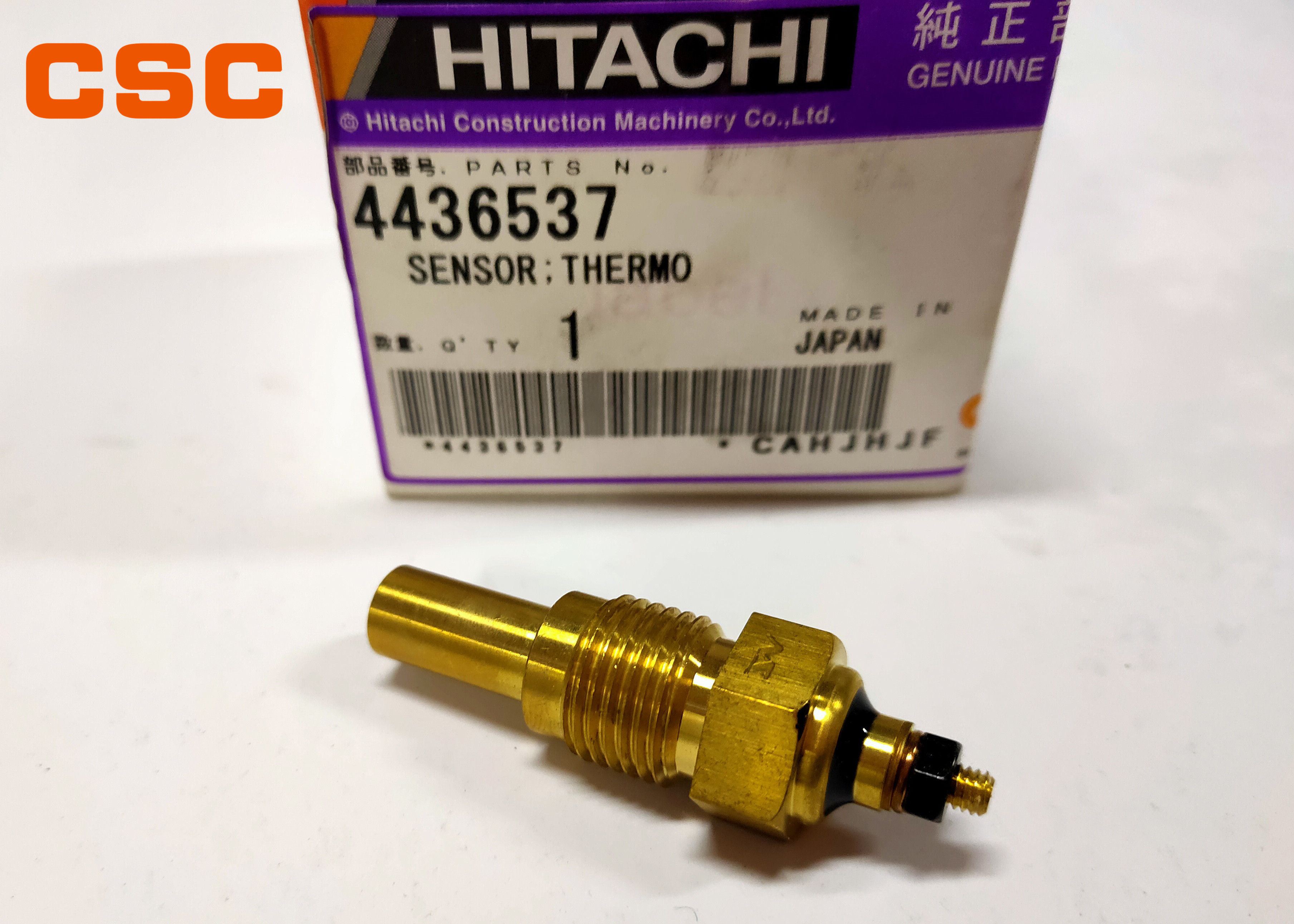 Steel Water Temperature Sensor ZAX Series Excavator Electric Parts 4436537