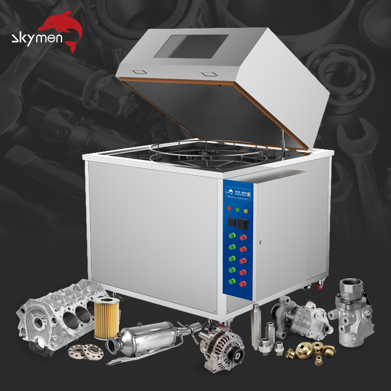 Rotary Basket Parts Washer High-pressure Spray Cleaning Machine For Engine Auto Parts Cleaning