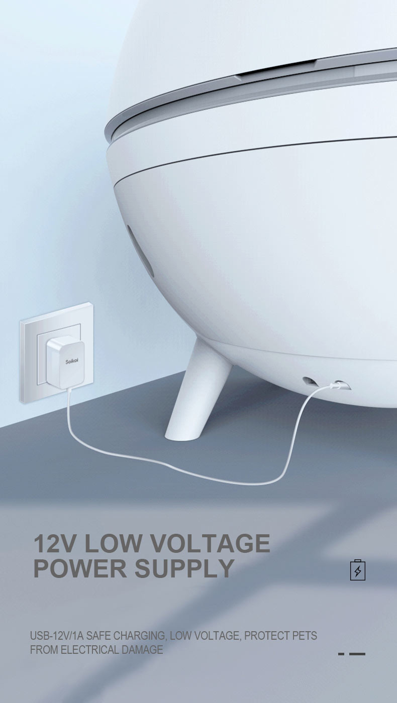Automatic Cat Smart Toilet Anti Pinch , 220V Smart Cat Litter Box