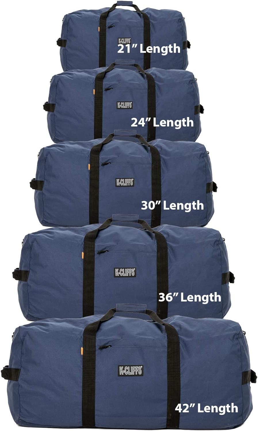 HEAVY DUTY CARGO DUFFEL LARGE SPORT GEAR DRUM SET EQUIPMENT HARDWARE TRAVEL BAG ROOFTOP RACK BAG (36" X 17" X 17", NAVY)