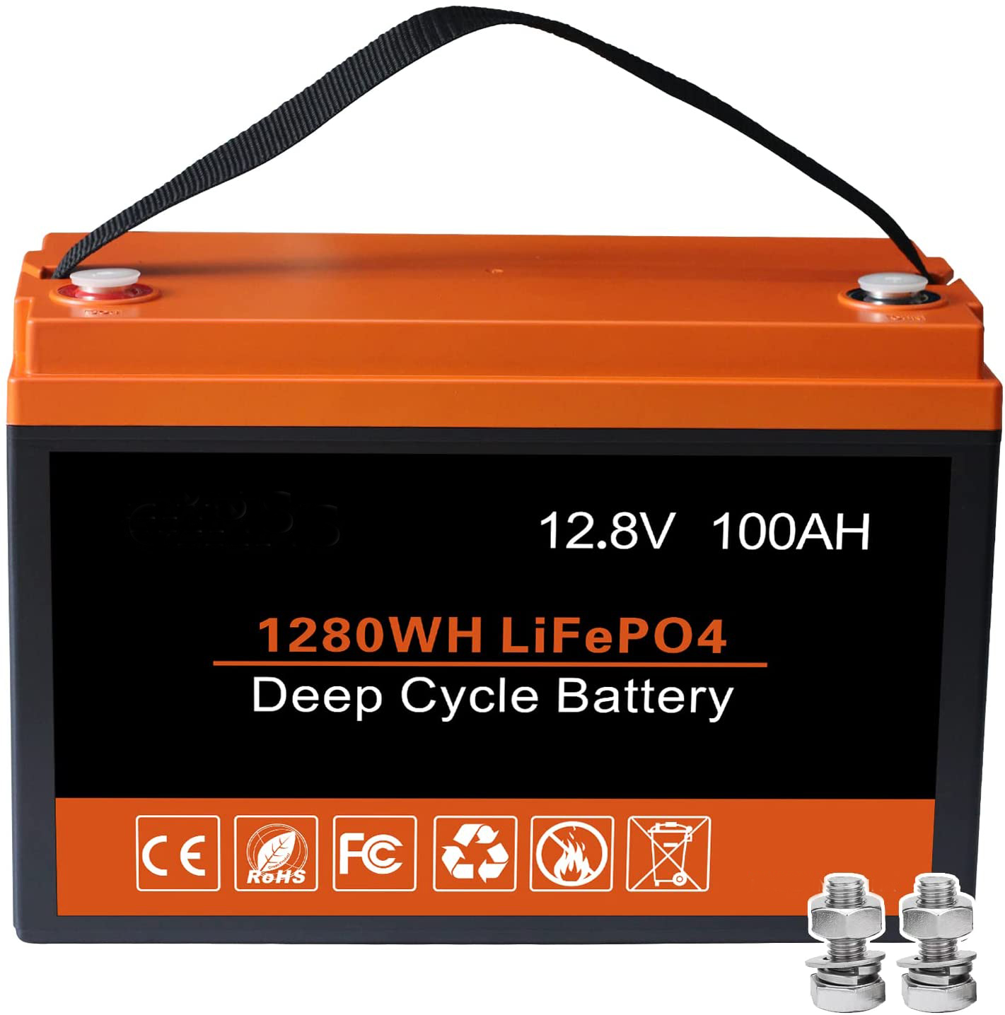 BMS 12V 200Ah Lithium Ion Battery LFP Deep Cycle Lithium Iron Phosphate Battery