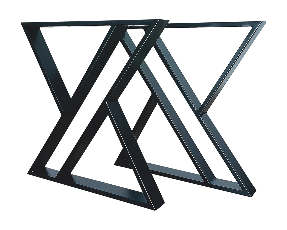 0.9mm Thickness Triangle Table Legs For Modern Stylish Kitchen Outdoor Furniture