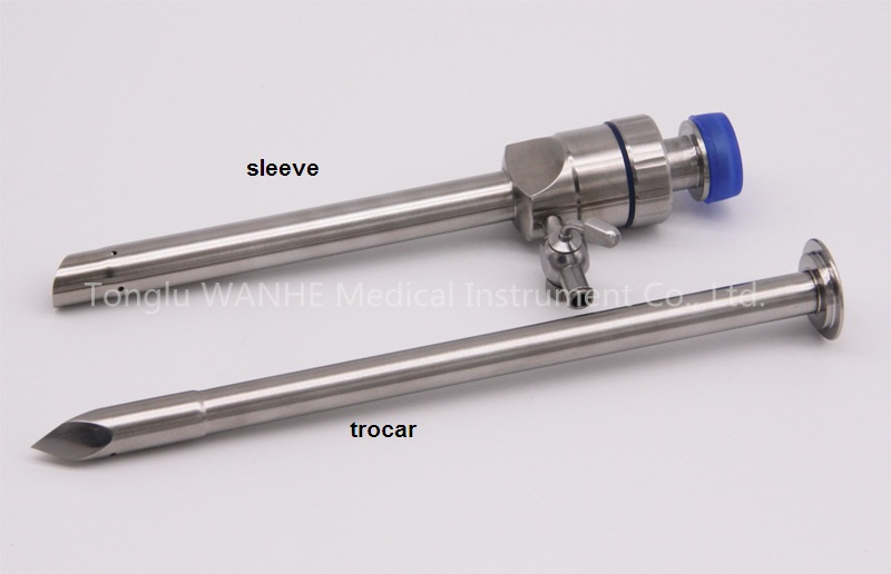 Cross-Type Membrance Valve Trocar of Laparoscopic Instruments