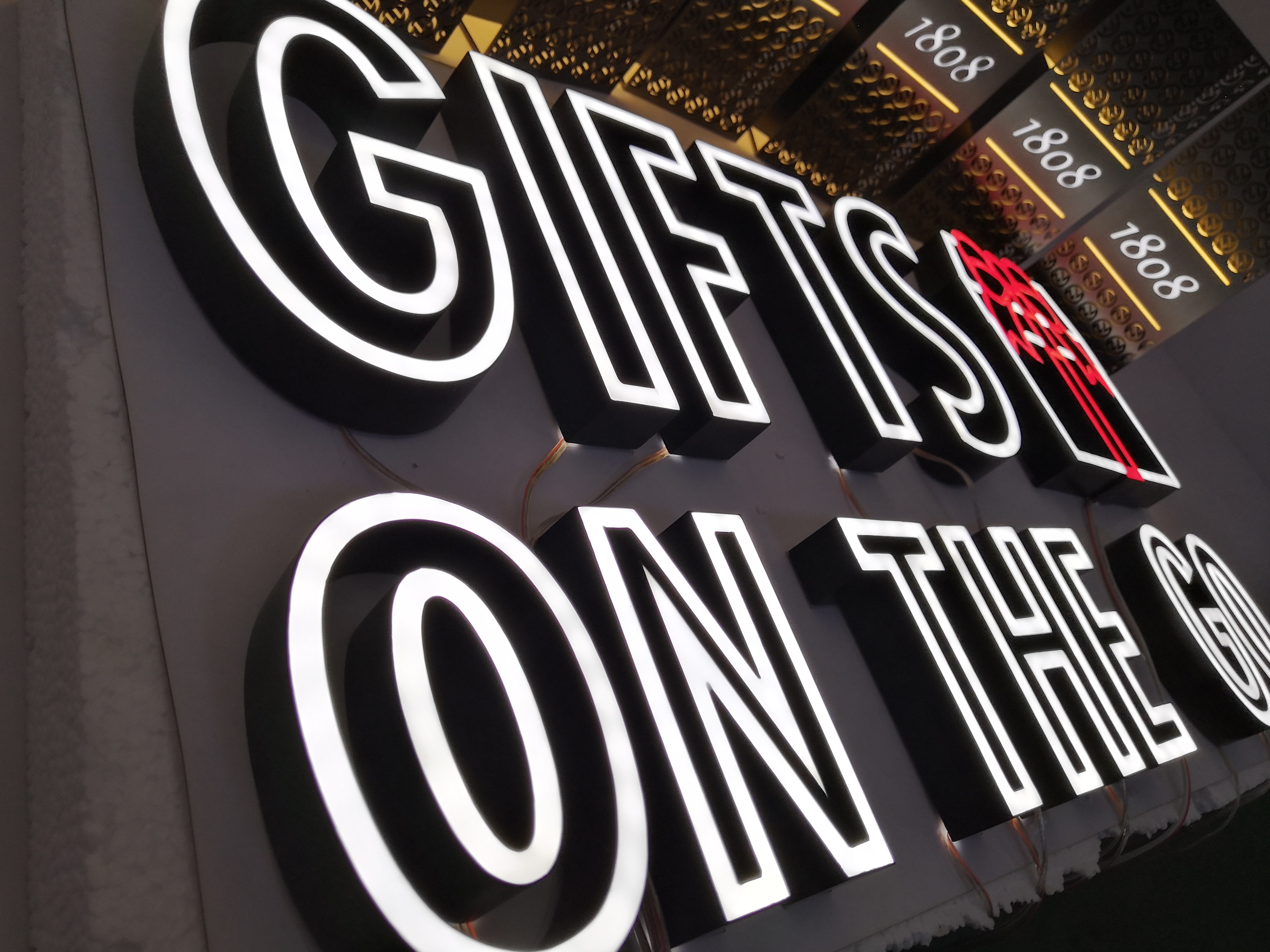 Storefront 3D Acrylic Letters With LED Wall Mounted / Hanging / Free Standing