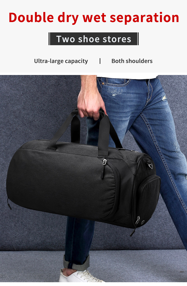 OEM Custom Logo Travel Duffel Backpack Garment Duffle Bag Multi Storey