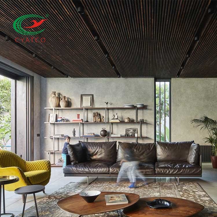 Practical Slatwall Sound Acoustic Panel Natural Oak For Ceiling