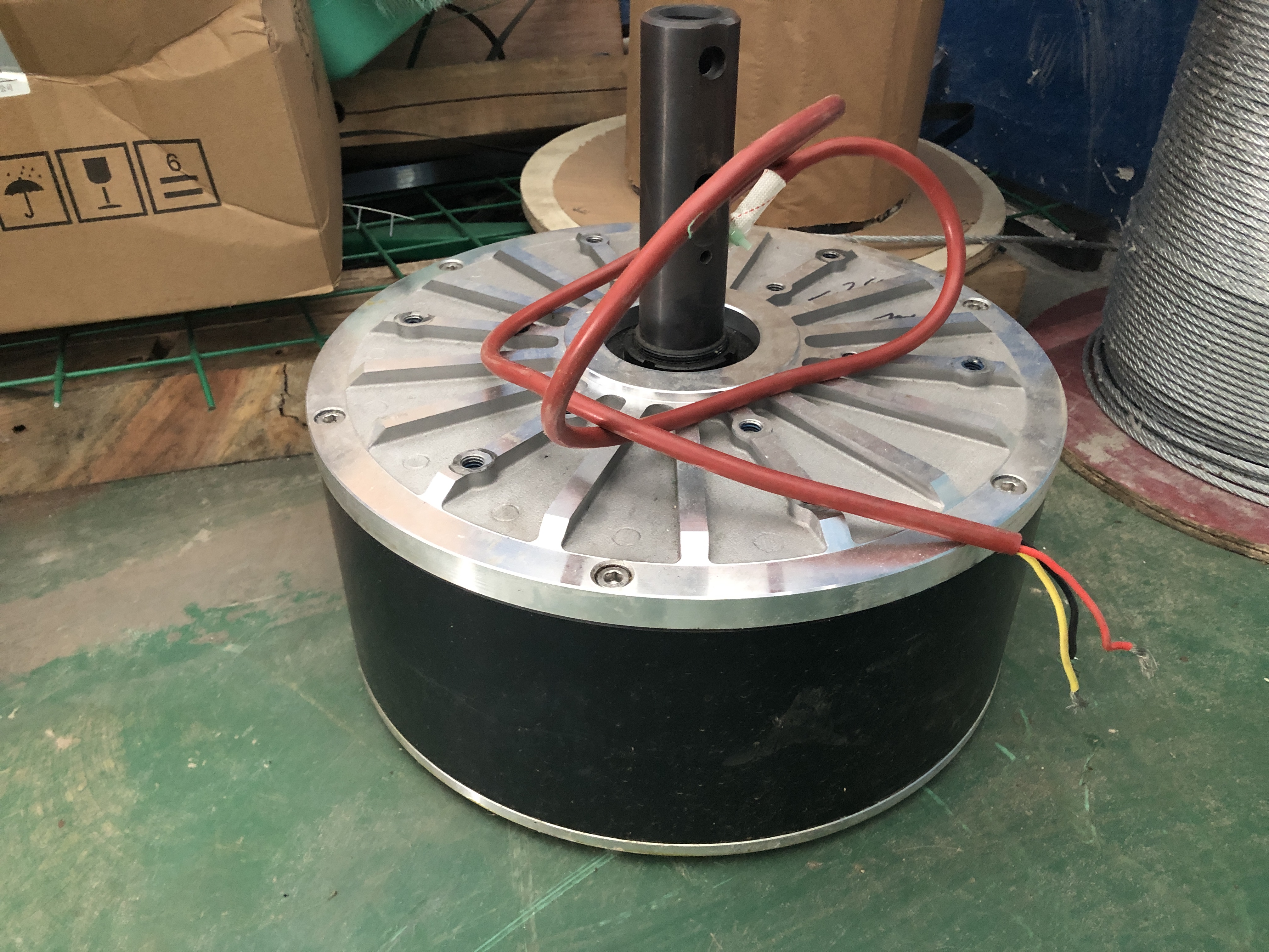 Aluminum Alloy Blade Industrial Ceiling Fan 24ft 1.5kw Big Ceiling HVLS Fans