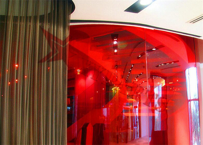 1mmx8mm Aperture Aluminum Chain Link Curtain For Hotel Hall Decoraton
