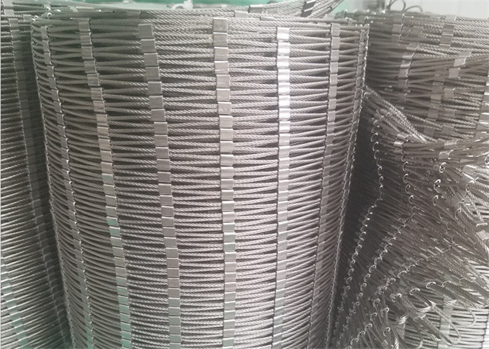 Stainless Steel 316 Rope Mesh Netting with Ferrule Connections for Zoo Animal Birds