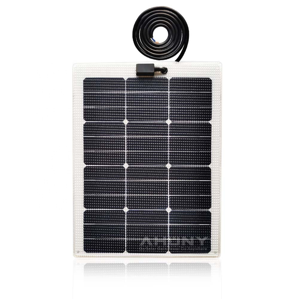 Semi Flexible Mono Perc Custom Solar Panel 100V For LED Lighting Project