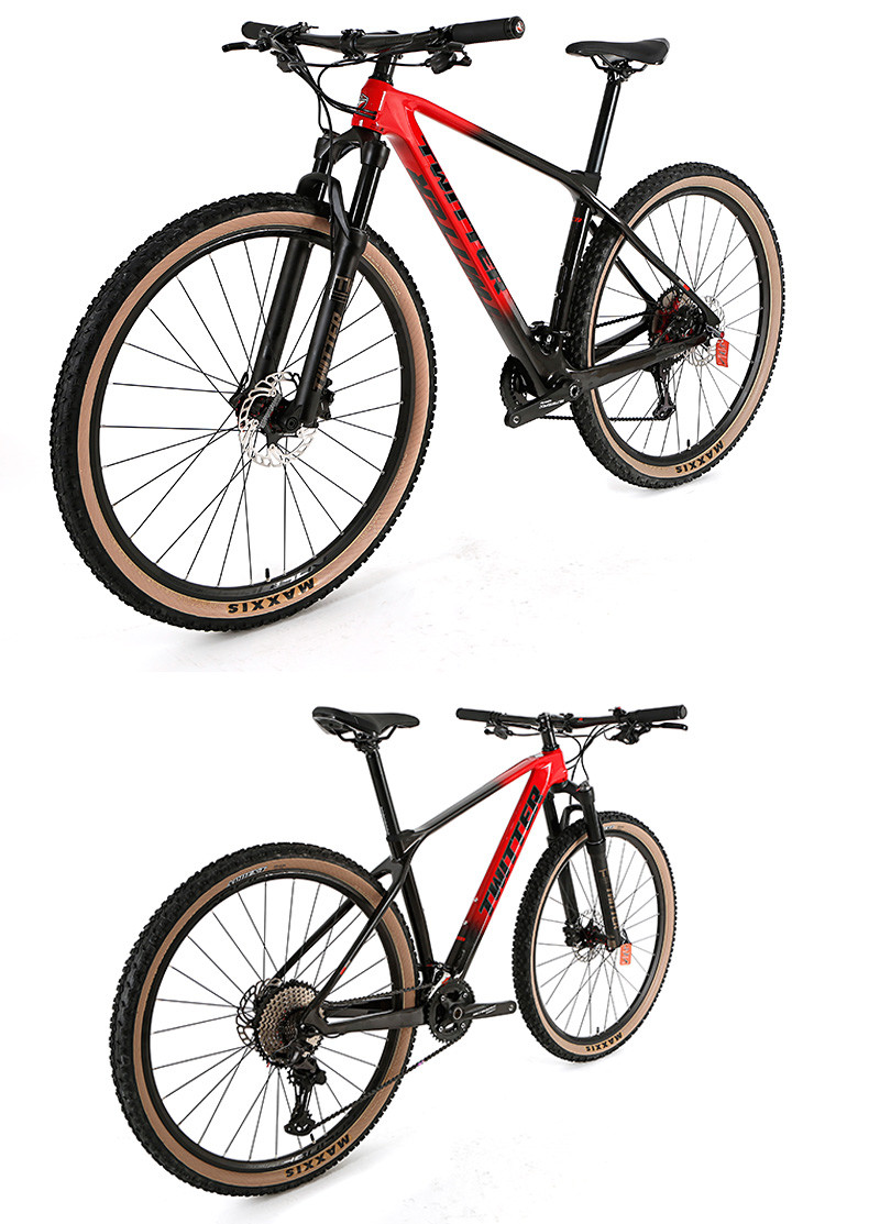 29er PREDATORpro RETROSPEC 13 Speed Carbon Mountain Bike Quick Release Hydraulic Brake Bicycle
