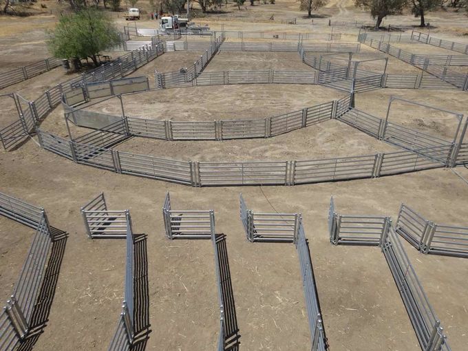 Heavy Duty 25pcs Bundle Heavy Duty Cattle Corral Panels For Sale & Gate for Au
