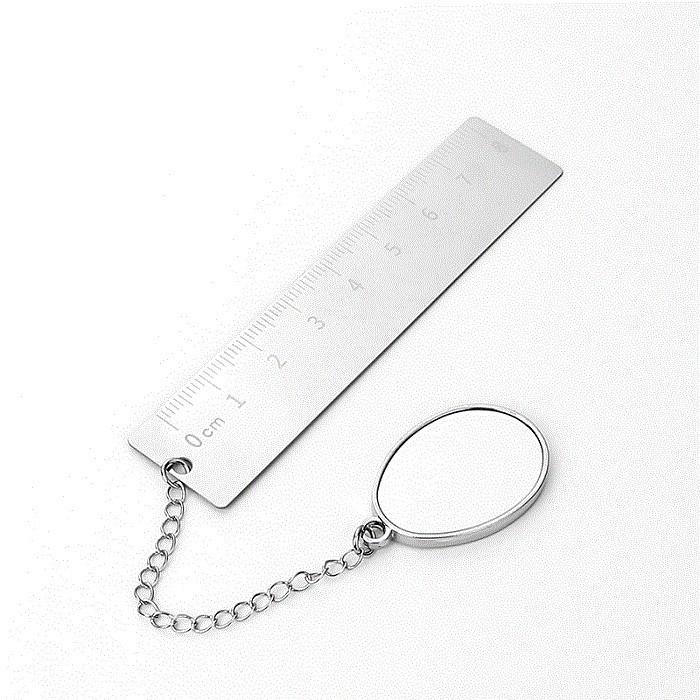 Sublimation Blank Metal Bookmark With Ruler Custom Photo Printing Bookmark