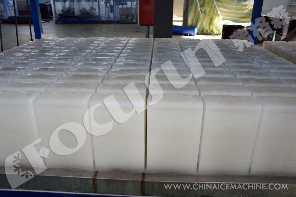 20000kg Ice Storage Capacity Industrial Ice Block Machine with Pump Core Components