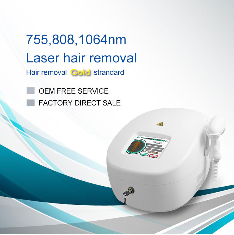 3 Wavelength 808NM Diode Laser Hair Removal Machine For Inner Structure Color Zinc Hob
