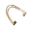 Buy cheap Light Gold Metal Bag Handles DIY Handbag Hardware 6.4cm from wholesalers