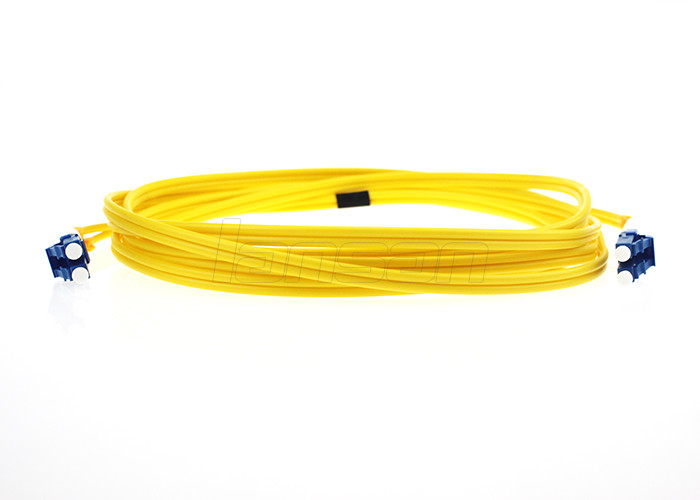 FC To FC Simplex Fiber Optic Patch Cord Multimode OM3 OFNR Jacket Low Insertion Loss