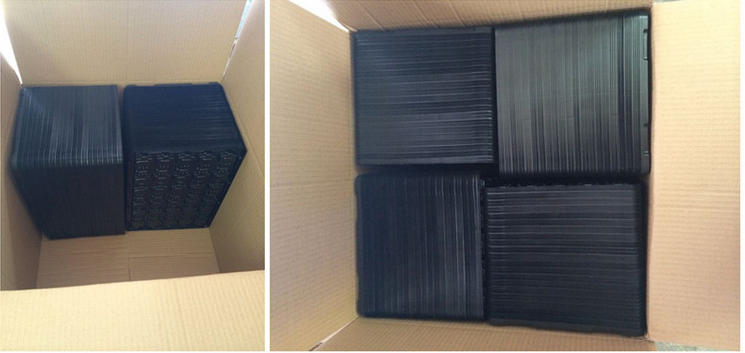 ESD Vacuum Forming Antistatic Plastic Blister Packaging Tray For Electronic