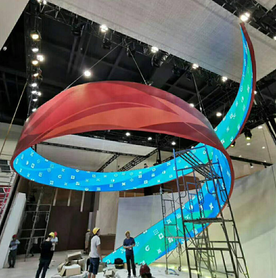 P2mm Flexible Creative LED Display Modules With High Adaptability And Lightweight Design For Creative Installation