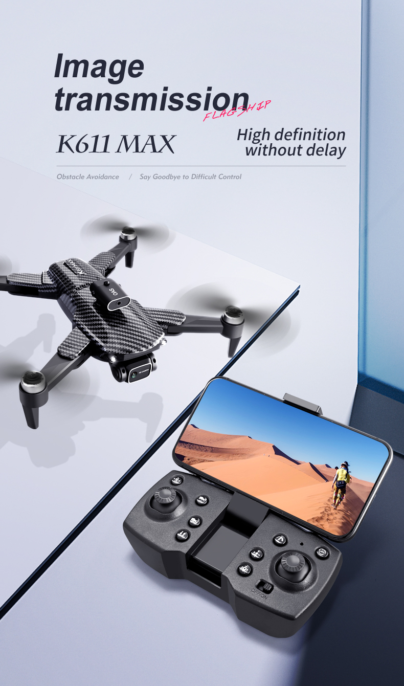 Max Gesture Video 2.4G Wifi FPV Drone 4K Camera 150m Phone Control Beginner-friendly HD Aerial UAV Foldable Motor Plastic