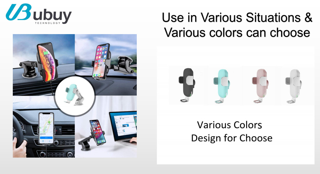 Auto Sensor 15W Car Mount Wireless Charger