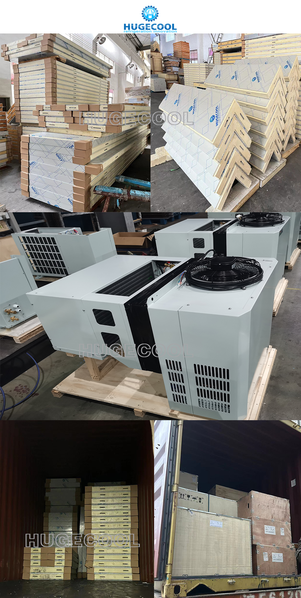 Professional customized cold storage full set of equipment of all sizes