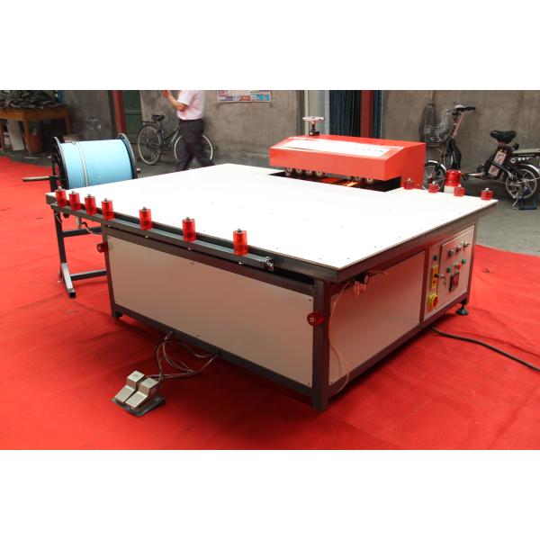 MINI Heated Roller Press Table , hot roll press for 30mm Glass Thicknes