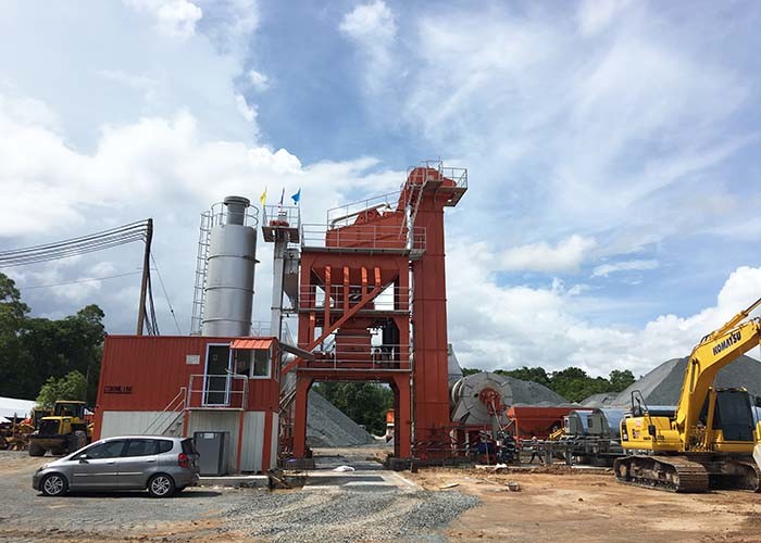Stationary Asphalt Mixing Machine / Asphalt Plant Equipment Low Consumption