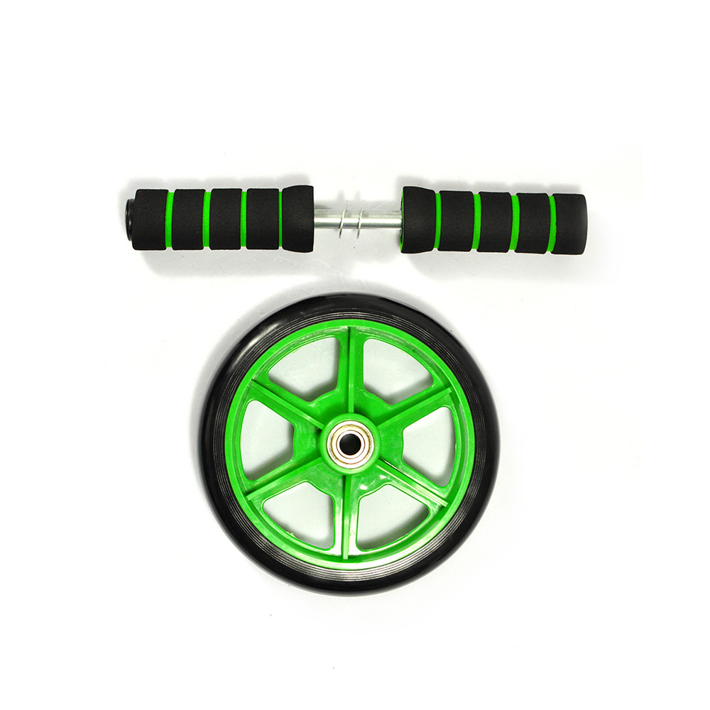 Multifunctional NBR Dual Wheel Ab Roller Detachable Abdominal Trainer Roller