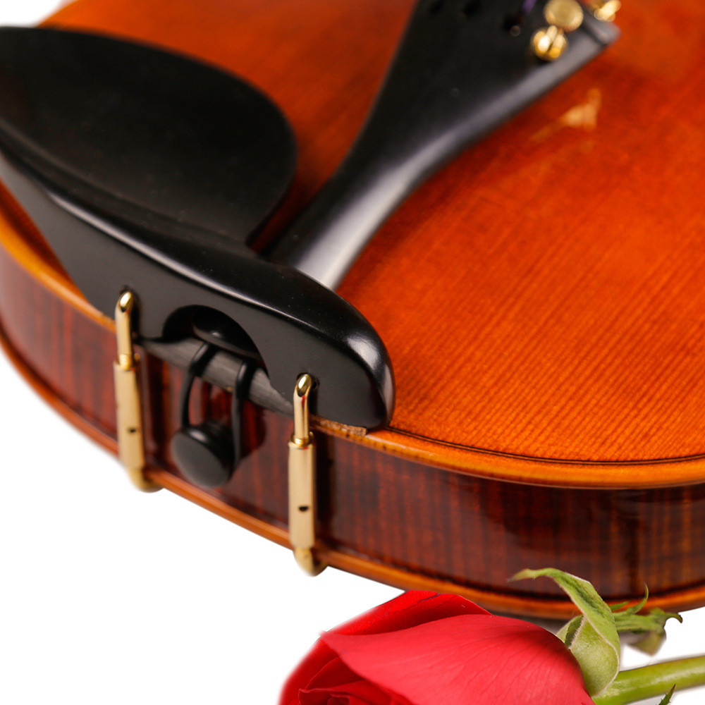 Professional golden yellow natural flame maple handmade violin VA-303 caterina middle grade Handmade violin
